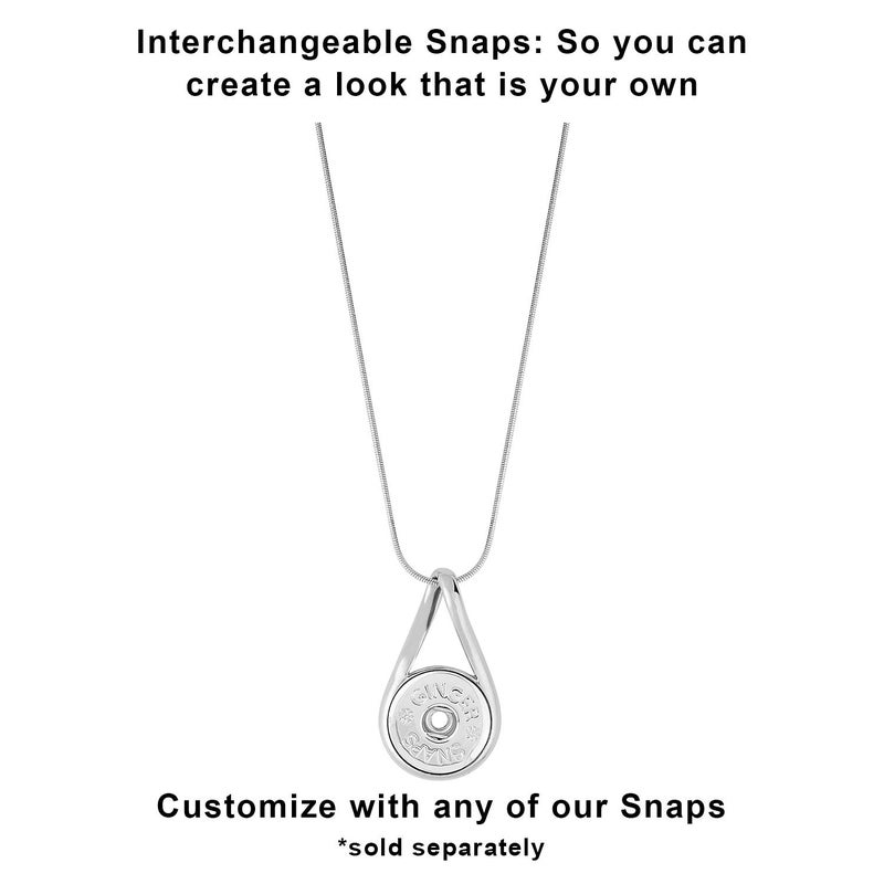 Ginger Snaps Infinity Necklace SN92-56 Interchangeable Jewelry Snap Accessory - Image 4